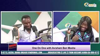 One on one with Avraham Ben Moshe on Adwuma Adwuma with Felicia Osei [upl. by Drolyag]