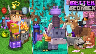 O MELHOR ADDON PARA MINECRAFT PE 120 Better On Bedrock Addon Bedrock [upl. by Notsla350]