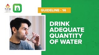 ICMRNIN Dietary Guideline 14 Drink an adequate quantity of water [upl. by Ennail600]