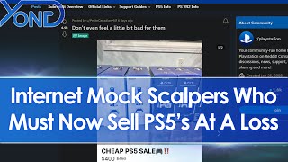 Internet Mock Desperate Scalpers Who Must Now Sell PS5 Consoles At A Loss [upl. by Gunn]