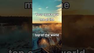 Carpenters  Top Of The World Lyrics Video lyrics carpenters topoftheworld music [upl. by Acinod]