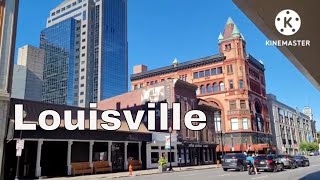 Downtown Louisville Kentucky Virtual Walk  What to do in Louisville  Must See Kentucky [upl. by Nrol]