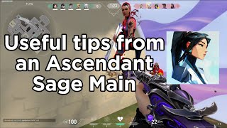 USEFUL TIPS FROM AN ASC SAGE MAIN valorant valorantclips valorantmontage valoranthighlights [upl. by Leong]