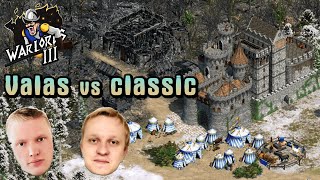 Классик против Валаса в 12 квалификации Warlords III Bo5 Age of Empires 2 [upl. by Aubrette254]