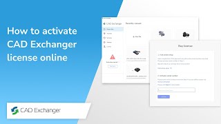 How to activate CAD Exchanger license online [upl. by Ruy606]