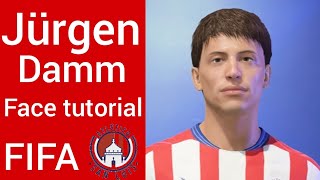 Jürgen Damm Atlético San Luis  Face tutorial  FIFA [upl. by Aroz]