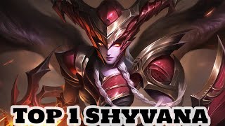 Wild Rift Shyvana  Top 1 Shyvana Gameplay Rank Grandmaster [upl. by Cardwell]