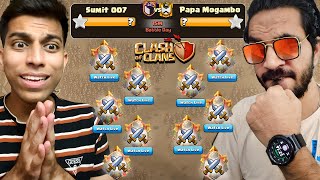 PAPA Mogambo Hunted our Clan War Streak Clash of Clans [upl. by Aratak]