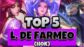 TOP 5 MEJORES TIRADORES  Los Mejores Heroes Para La Linea de Farmeo  Honor Of Kings [upl. by Aramaj241]