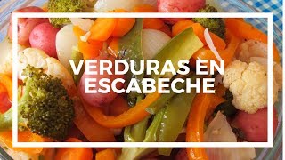 VERDURAS EN ESCABECHE  VERDURAS EN VINAGRE  LAS RECETAS DE MAMA [upl. by Darnoc236]