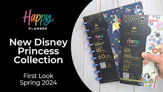 First Look At Happy Planner Spring 2024 Disney Princess Collection Snow White [upl. by Nogam]