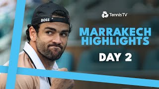 Berrettini Wawrinka amp Goffin All Feature  Marrakech 2024 Day 2 Highlights [upl. by Alard]