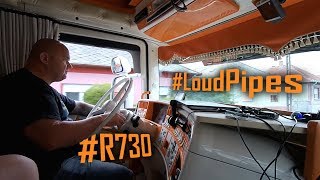 LOUD SCANIA R730 V8 CRUISE [upl. by Ecnarrat]