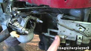 How Throttle and Choke Linkage is Setup on a Briggs 2 piece Carburetor NEW ENGINE [upl. by Mahmud]