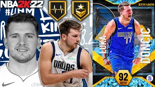 DIAMOND LUKA DONCIC GAMEPLAY SHOULD YOU GRIND FOR THIS CARD IN NBA 2K22 MyTEAM [upl. by Nifled]