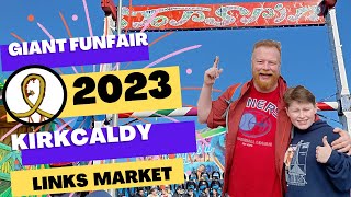 Kirkcaldy Links Market 2023  On Ride POV  Fat Guy Vs Flat Rides  Air  Funfair  RBCD Ep51 [upl. by Race]