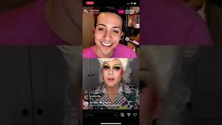 Denali and Rosés instagram live RPDR season 13 Monday February 8th 2021 [upl. by Reseda]