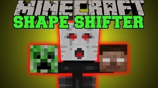 Minecraft SHAPE SHIFTING TURN INTO ANY MOBS AND USE ABILITIES Shape Shifter Mod Showcase [upl. by Ormand324]