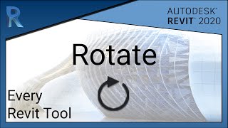 How to Use the Rotate Tool in Revit  Revit 2020 [upl. by Assirrac838]