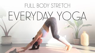 5 Min Everyday Yoga Full Body Stretch [upl. by Eidahs]