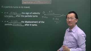 Application of Differentiation  Kinematics Additional Maths Sec 34 [upl. by Nerak196]