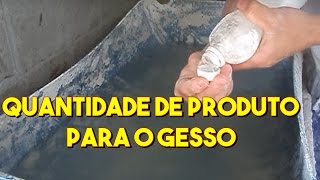 o que colocar no gesso para não endurecer [upl. by Hsiri813]