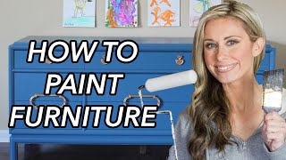 How to Paint Furniture A Beginners Guide [upl. by Anwat774]