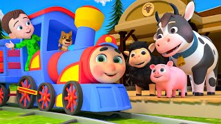 Train Song  Choo Choo Train for Children  MORE Lalafun Nursery Rhymes amp Kids Songs [upl. by Haik]