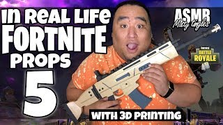 ASMR IN REAL LIFE  FORTNITE PROPS 5  MattyTingles [upl. by Ahsi]