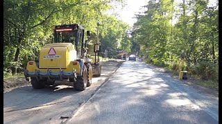 Przebudowa DW501 Krynica Morska  Skowronki  Kąty Rybackie Zobacz postęp prac Wideo [upl. by Enineg872]