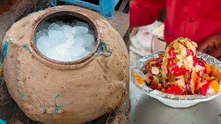 Indian Traditional Kulfi making Without Machine ।। Indian Street Food ।। Food Bowls [upl. by Marlie]