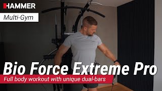 BioForce Extreme Pro  Full body workout with unique dual bars  HAMMER [upl. by Orecic]