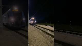 Odjazd 22WE ze stacji Siewierz i ostrzeżenie train pkp kolej railway polska śląsk kś [upl. by Eamanna]