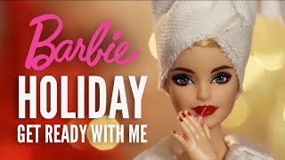 Get Ready with Holiday Barbie™  Barbie [upl. by Ylime]