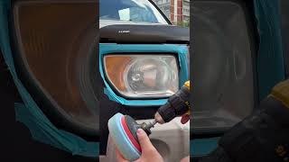 Полировка фар Honda Element полировкафар смоленск детейлинг асмр полировкаавто asmr [upl. by Drucy]