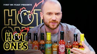 Sean Evans Reveals the Season 9 Hot Sauce Lineup  Hot Ones [upl. by Romalda]