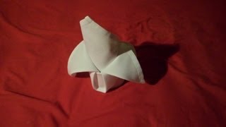 How To Fold Napkins  Crown Fold Napkin Folding [upl. by Hayley]