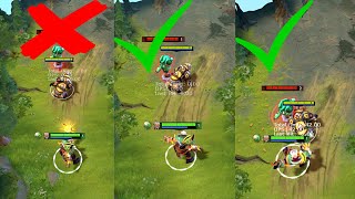 Lone Druid Last Hit Guide How to Align Your Two Attacks to Never Miss a CS [upl. by Hakim524]