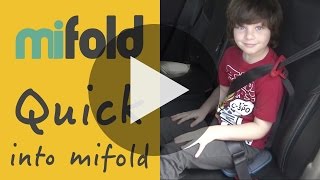 mifold  Set up the booster seat in 30 seconds [upl. by Beka]