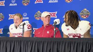 Brent Venables glows over OUs win vs Texas in instant classic Red River Rivalry [upl. by Maiocco528]