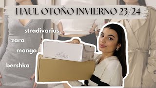 Haul de ropa y accesorios otoño invierno 20232024  Zara Mango Bershka Stradivarius [upl. by Threlkeld577]