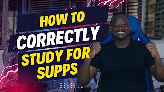 How to CORRECTLY Study for Supplementary Exams [upl. by Bethesde794]