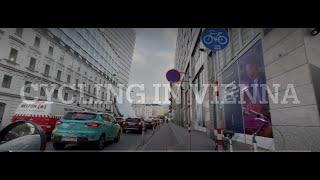 4K  CYCLING THROUGH THE STREETS OF VIENNA  2022  CITY TOUR [upl. by Greenes]