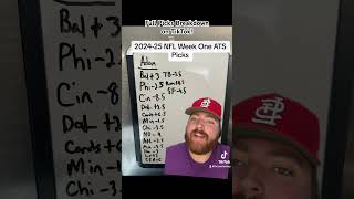 202425 NFL Week One ATS Picks nfl gambling football weekone [upl. by Gerti853]