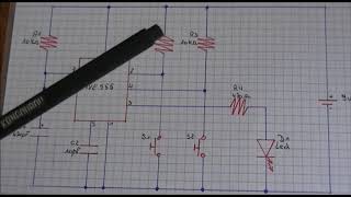 Le multivibrateur monostable  NE555  DIY [upl. by Reel]