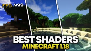 TOP 3 NAJLEPSZYCH SHADERÓW MINECRAFT 118 2022 [upl. by Aivato6]