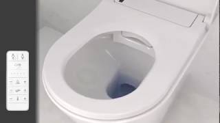 Bidet Toilet Operational Video  Japanese Smart Toilet and Bidet Combo  Purificare [upl. by Ramunni261]