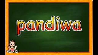 PANDIWA english VERB [upl. by Martinic]