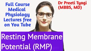 RESTING MEMBRANE POTENTIAL [upl. by Aeynod575]