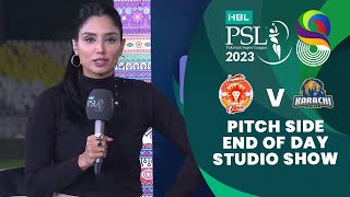 Islamabad United vs Karachi Kings  Pitch Side End of Day Studio Show  Match 19  MI2T [upl. by Ernie]